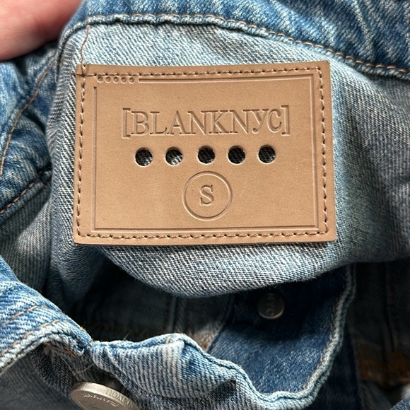 Blank NYC Distressed Jean Jacket - Picture 6 of 7